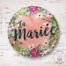 Badge Fleuri La Mariée